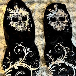 Skulls and Butterfly Seat Covers